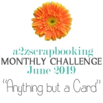 a2z scrapbooking june challenge